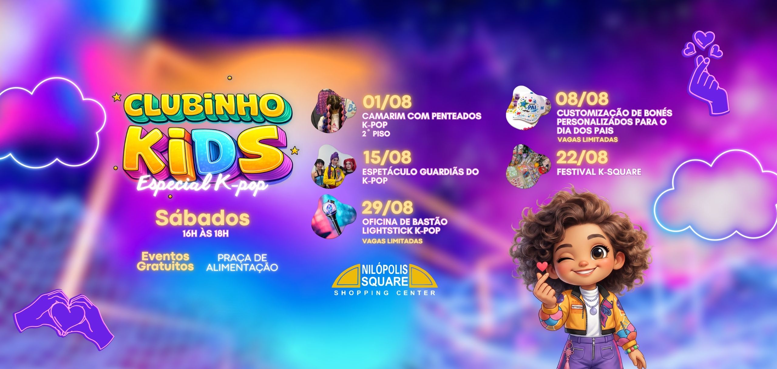 Banner no Shopping Nilópolis Square