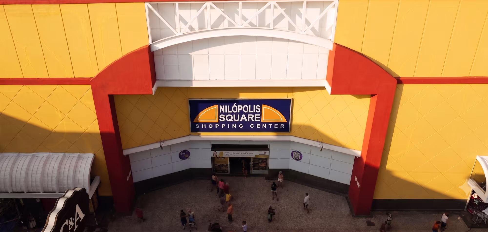 Banner no Shopping Nilópolis Square