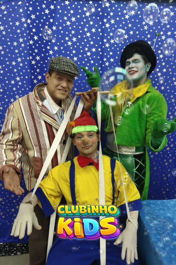 CLUBINHO KIDS – ESPETÁCULO TEATRAL PINÓQUIO no Shopping Nilópolis Square
